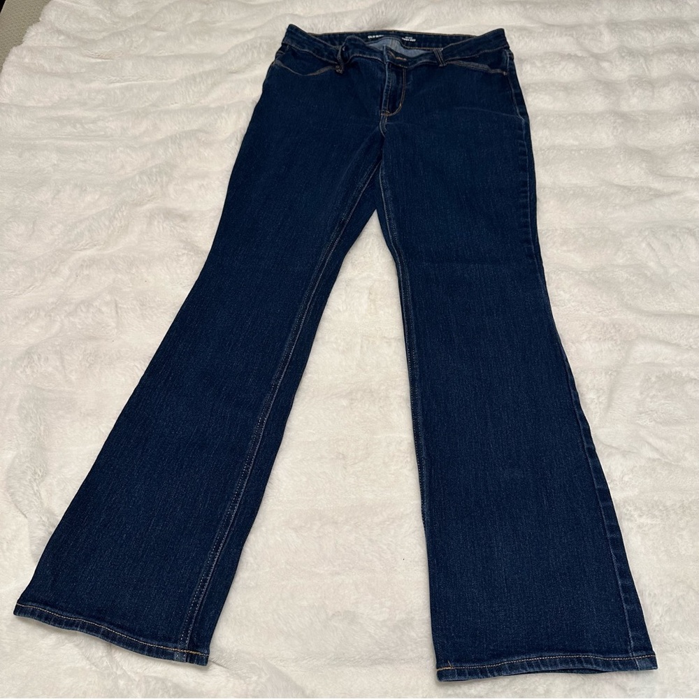 Old Navy Dark Blue Boot Cut Jeans